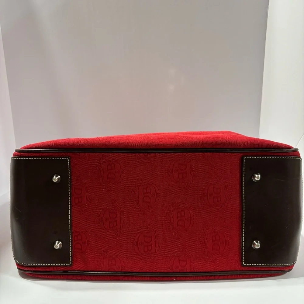 Dooney & Bourke Red and Brown Purse - Picture 6 of 8